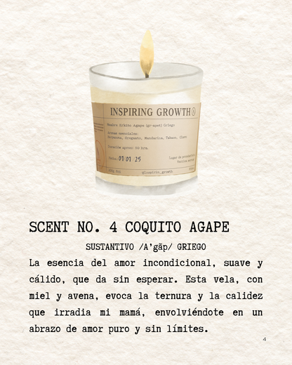 Scent No.4 Coquito Agape 245g. 50hrs.